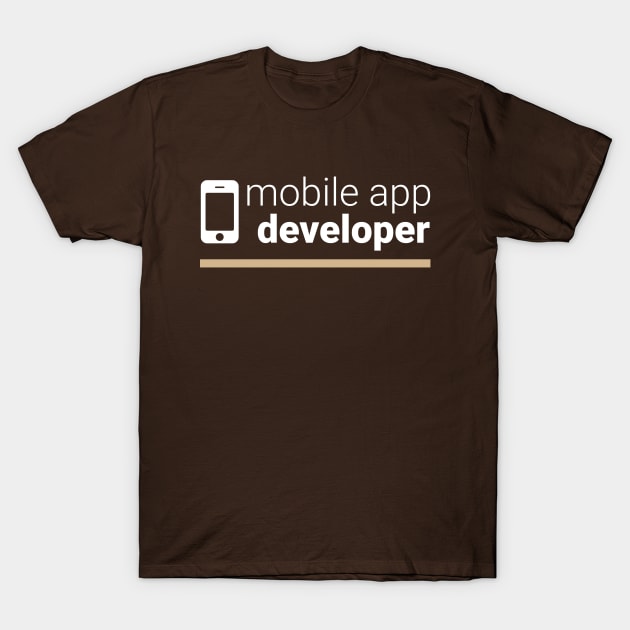 Mobile App Developer T-Shirt by codewearIO